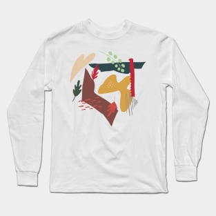 Autumnal Collage Long Sleeve T-Shirt